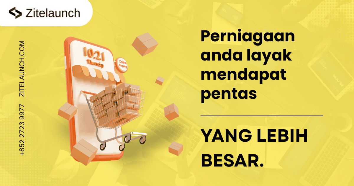 Perniagaan anda layak mendapat pentas yang lebih besar