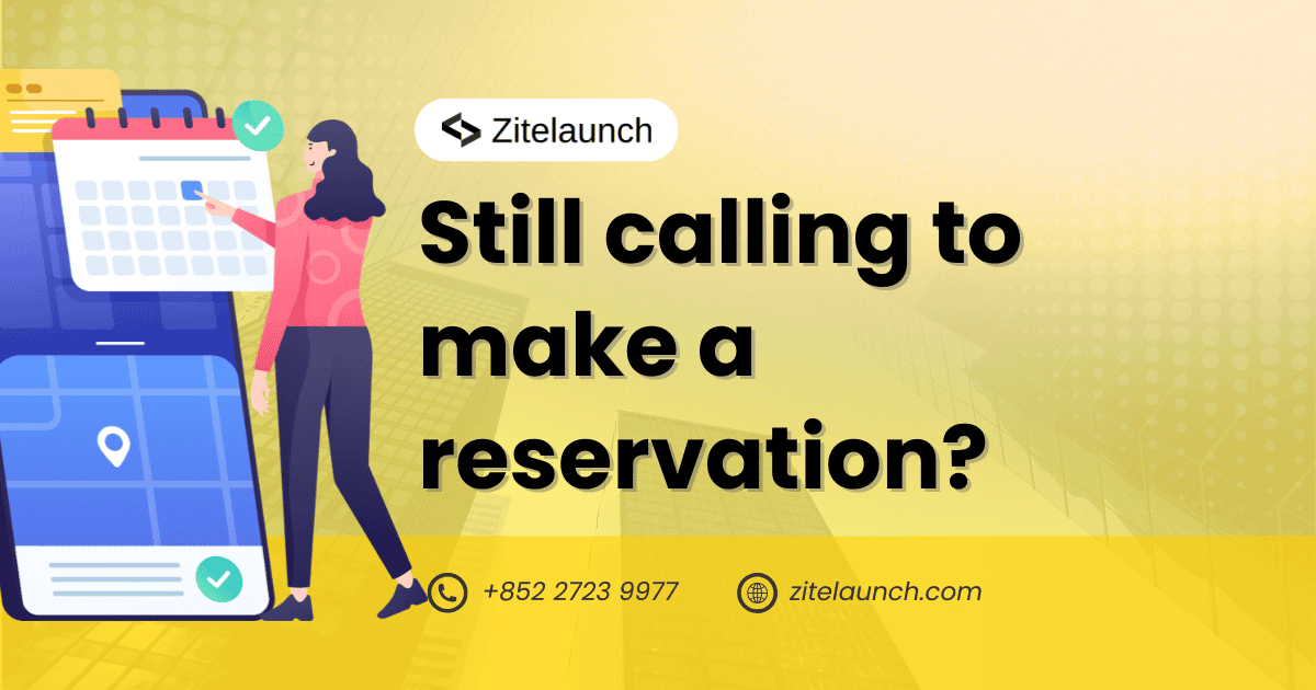 Online booking and reservation system for business websites