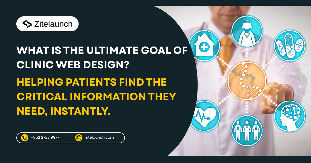 Medical clinic website design focused on improving patient experience and accessibility