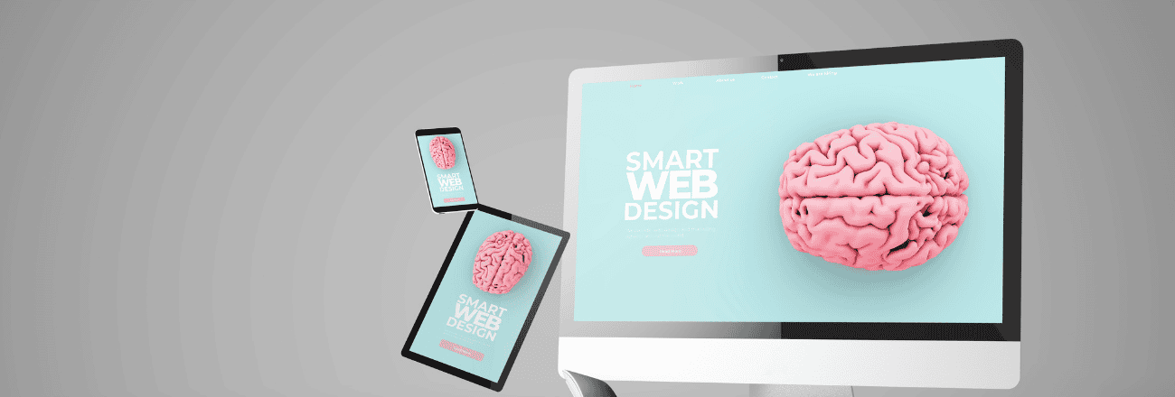 Smart web design with mobile and desktop integration.