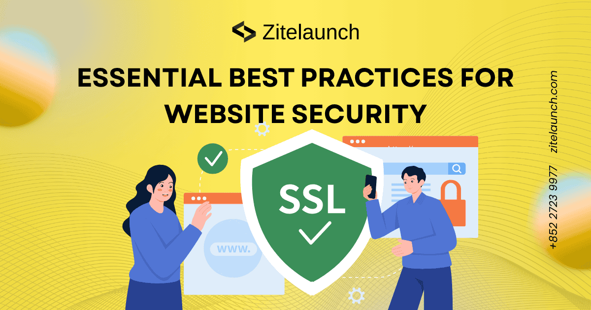 Website security best practices with SSL protection and secure browsing implementation.